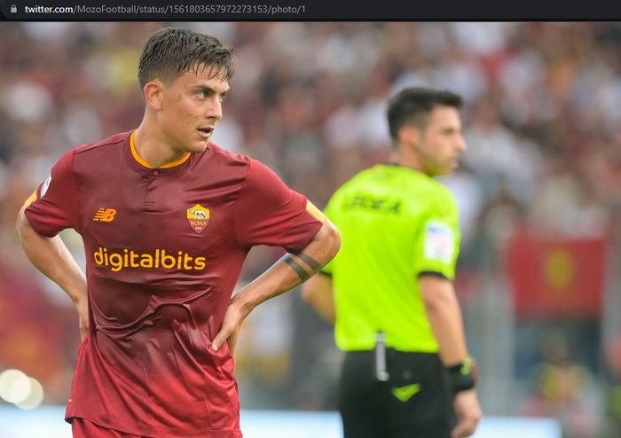 Penyerang anyar AS Roma, Paulo Dybala, bakal berhadapan dengan bekas klubnya, Juventus pada giornata ke-3 Liga Italia 2022-2023.