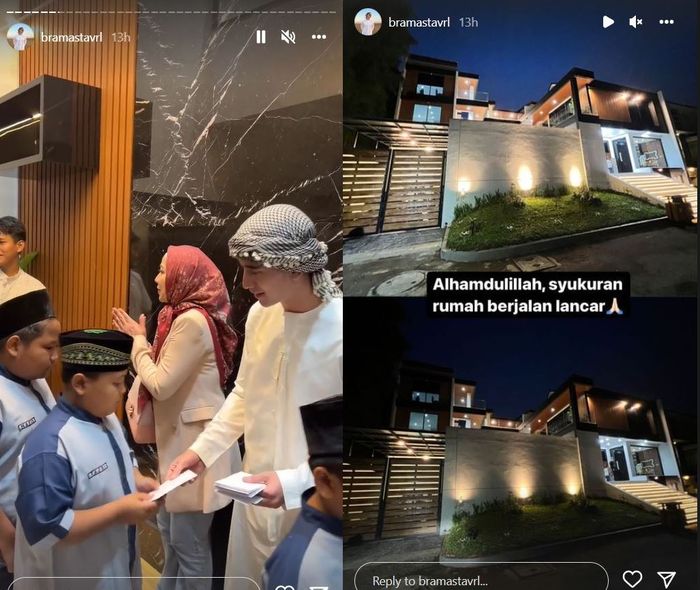 Penampakan rumah Verrell Bramasta. 