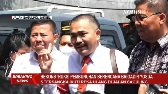 Kamaruddin Simanjuntak ungkapkan kekecewaannya karena tak diperbolehkan melihat rekonstruksi pembunuhan Brigadir J