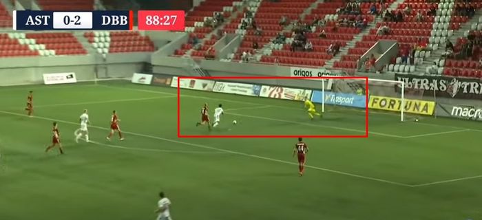 Witan Sulaeman dalam laga AS Trencin kontra Dukla Banska Bystrica, Selasa (30/8/2022). 