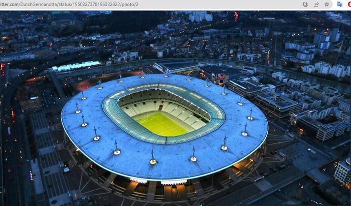 Penampakan kandang timnas Prancis, Stade de France.