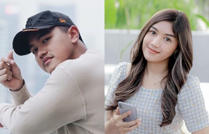 Kolase foto Kaesang Pangarep dan Erina Gudono.