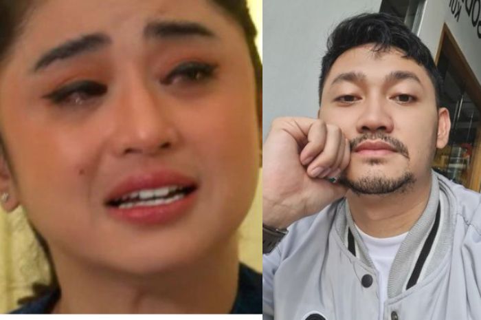 Kolase Foto Dewi Perssik dan Angga Wijaya.