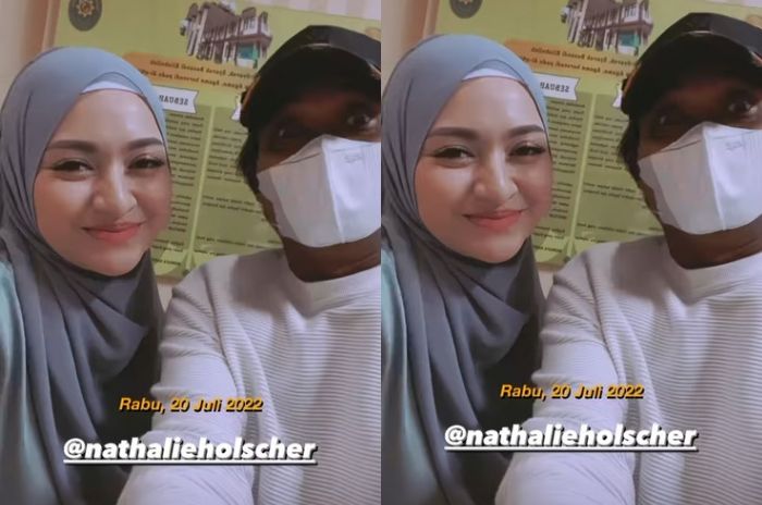 Sule dan Nathalie Holscher saat sidang mediasi 