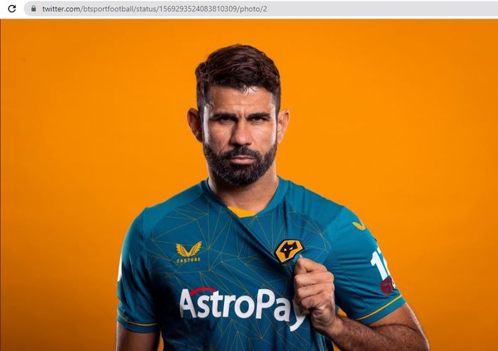Diego Costa resmi menjadi pemain anyar Wolverhampton Wanderers.