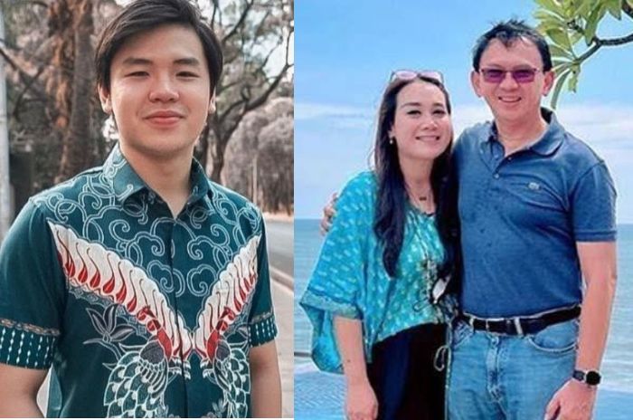 Kolase foto Nicholas Sean, Ahok, dan Puput Nastiti 