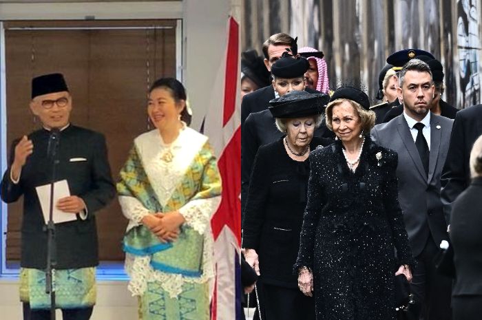 Dubes RI untuk Inggris Desra Percaya dan Istri hadiri undangan pemakaman Ratu Elizabrth II