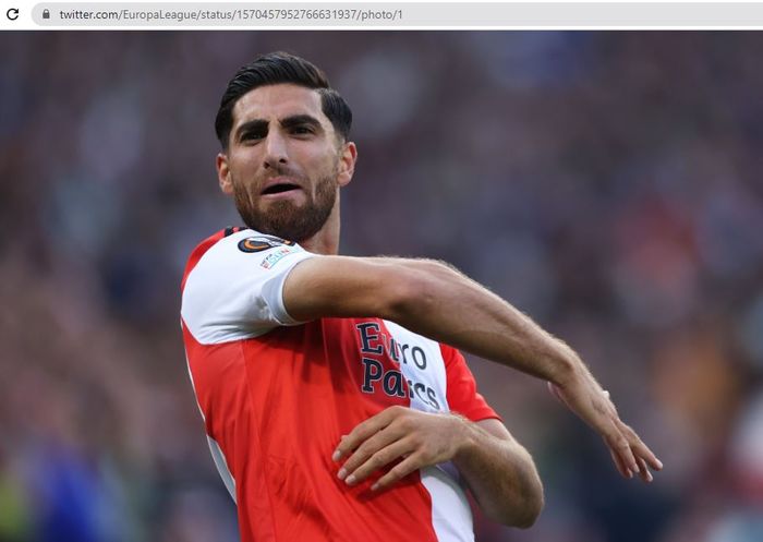 Penyerang timnas Iran dan Feyenoord, Alireza Jahanbakhsh.