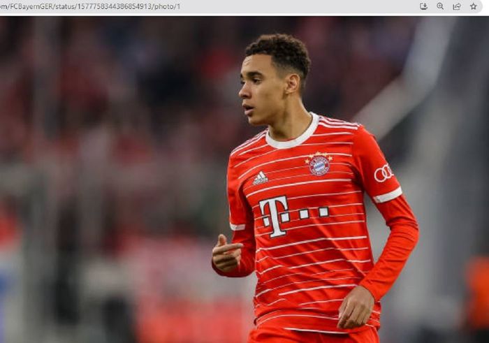 Gelandang muda Bayern Muenchen, Jamal Musiala.