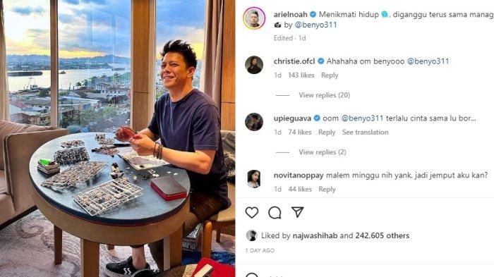 Postingan Ariel NOAH dikomentari Najwa Shihab.