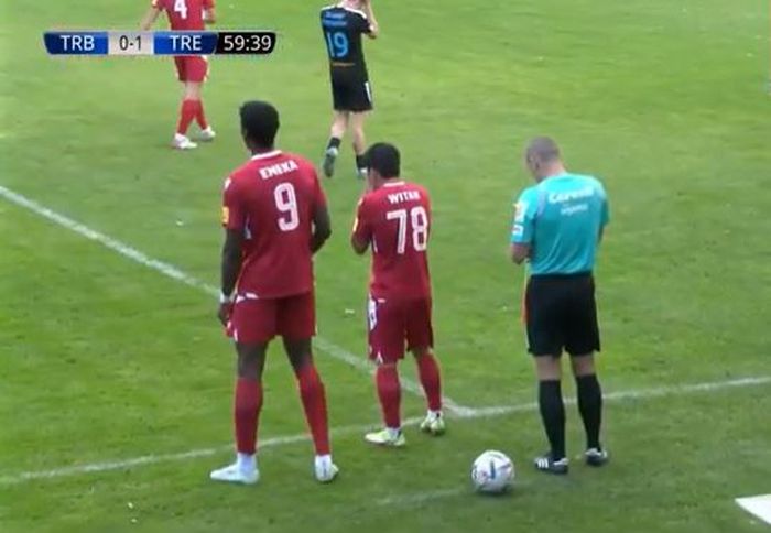 Winger timnas Indonesia, Witan Sulaeman mencetak satu assist saat AS Trencin menang 4-0 atas Slavoj Trebisov dalam laga babak keempat Piala Slovakia, Rabu (19/10/2022).