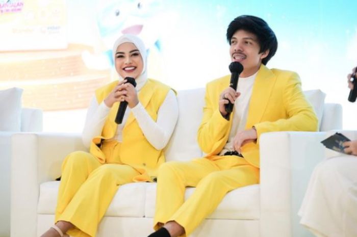 Aurel Hermansyah dan Atta Halilintar.