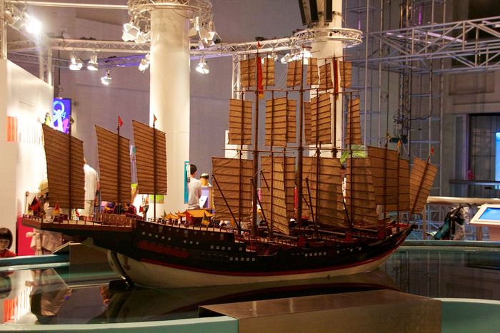 Replika kapal harta karun Zheng He.