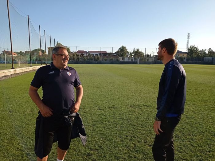 Pelatih timnas U-20 Moldova, Stevan Stoica.