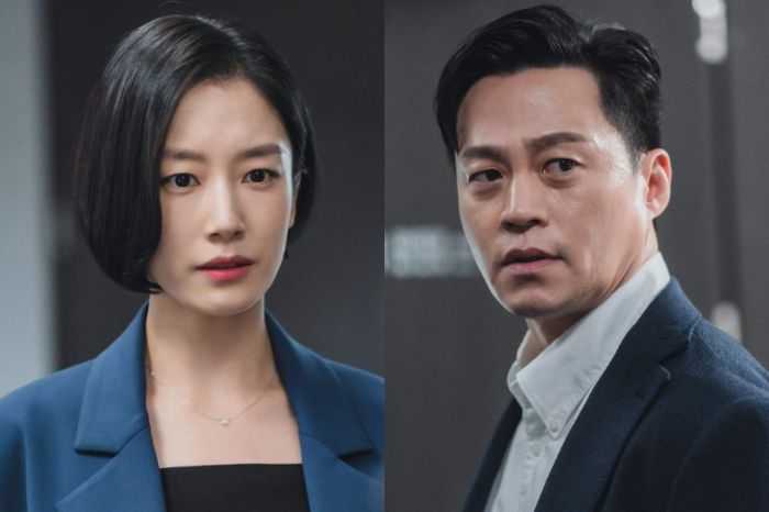Kolase foto Kwak Sun Young dan Lee Seo Jin dalam drama 'Behind Every Star'