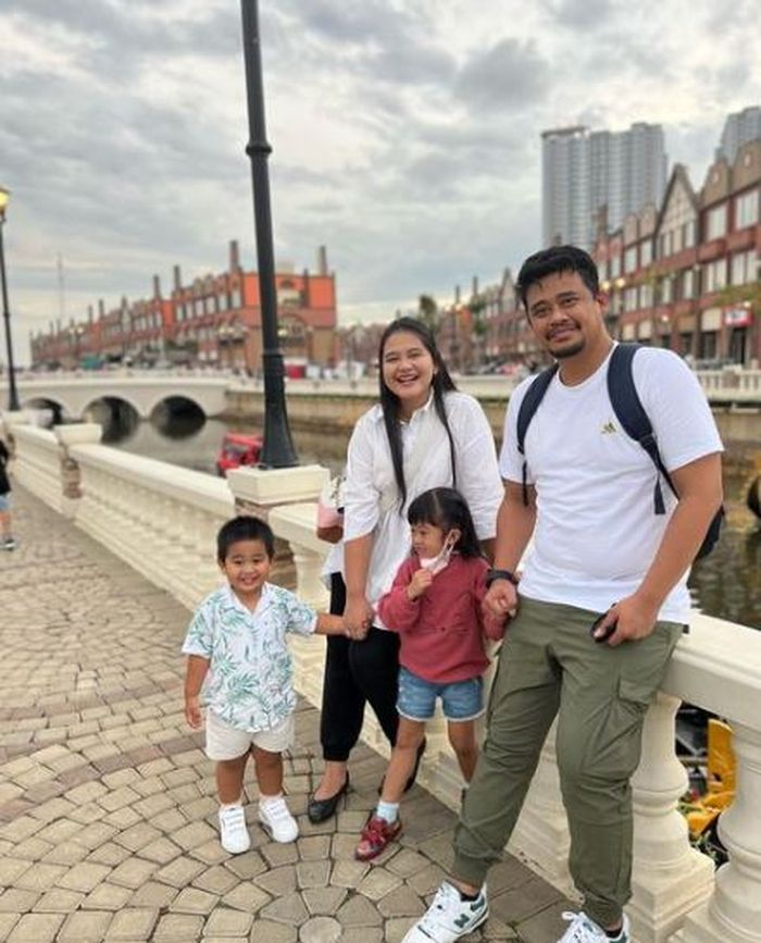 Potret keluarga Kahiyang Ayu dan Bobby Nasution