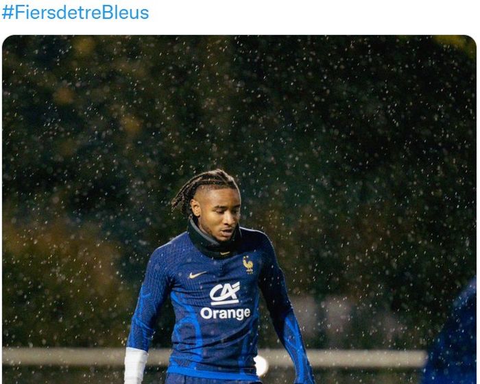 Pemain timnas Prancis, Christopher Nkunku, gagal mentas di Piala Dunia 2022 gara-gara mengalami cedera.