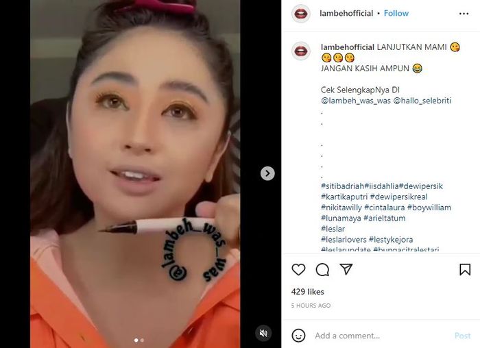 Dewi Perssik kembali polisikan haters