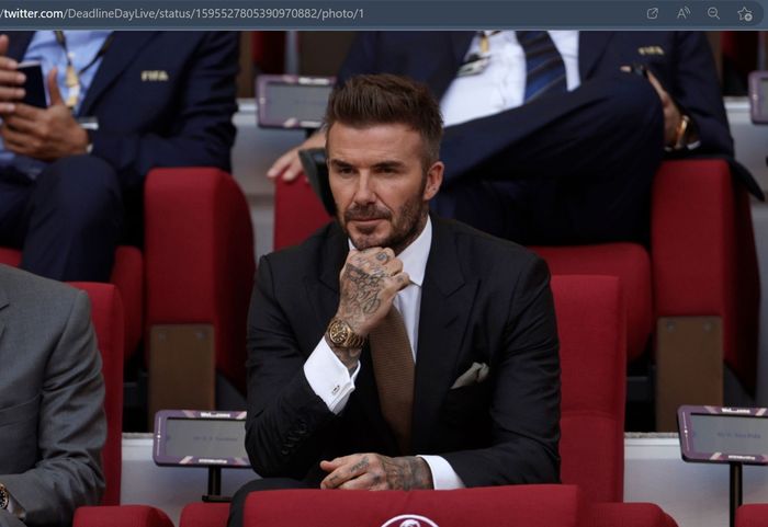 Mantan gelandang Manchester United, David Beckham, yang kini menjadi pemilik Inter Miami.