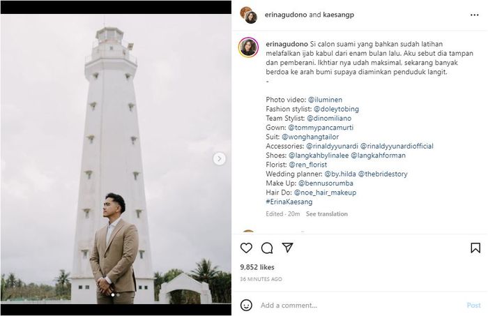 Kaesang Pangarep ternyata sudah hafalkan ijab kabul sejak 6 bulan lalu