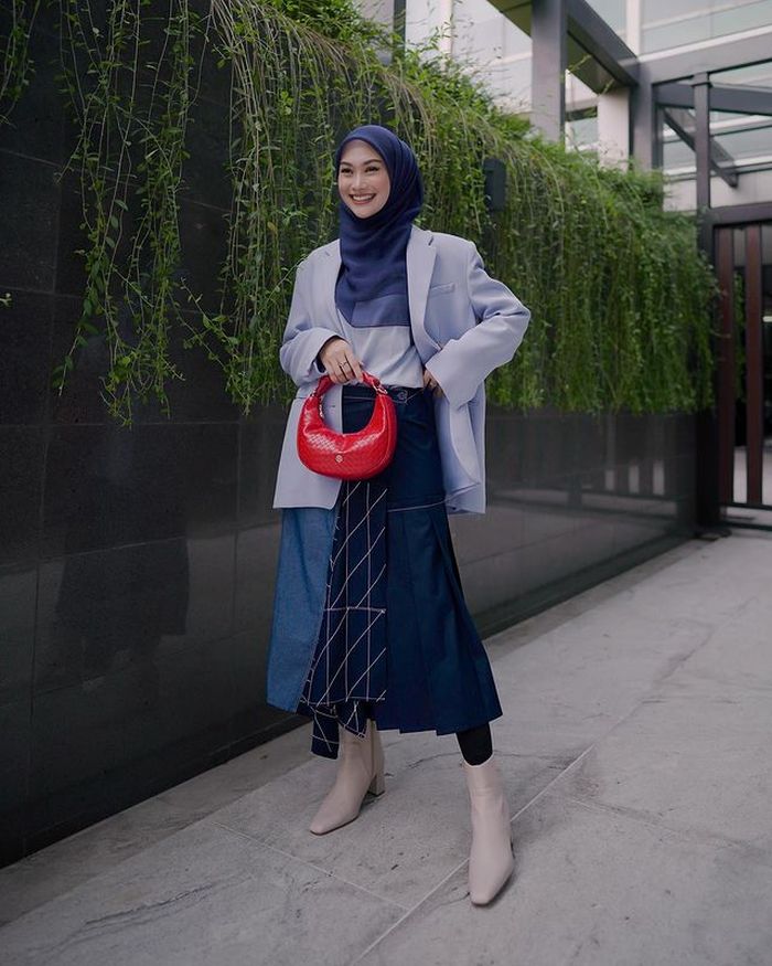 Outfit hijab ngantor