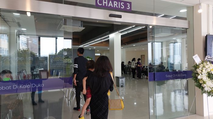 Suasana Rumah Duka Tabitha Ukrida, Jakarta Barat, Kamis (8/12/2022).