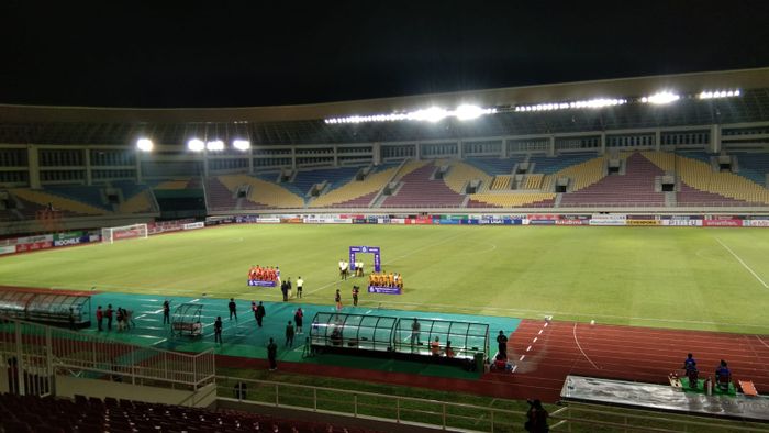 Pertandingan Bali United Vs Bhayangkara FC di pekan ke-13 Liga 1 2022/23 (8/12/2022).