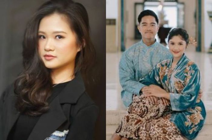 Kolase foto Felicia Tissue - Kaesang dan Erina