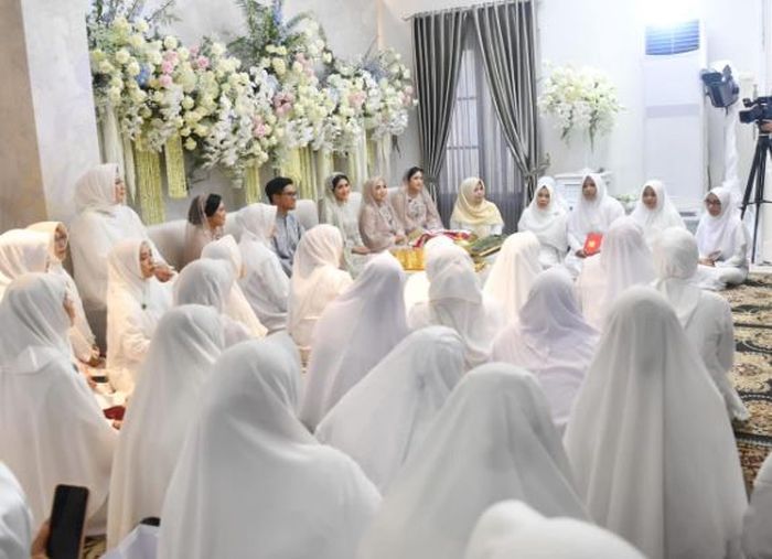 Tamu undangan pengajian Erina Gudono dan Kaesang Pangarep