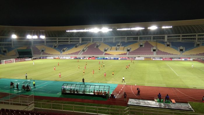 Pertandingan Bali United Vs Bhayangkara FC di pekan ke-13 Liga 1 2022/23 (8/12/2022).