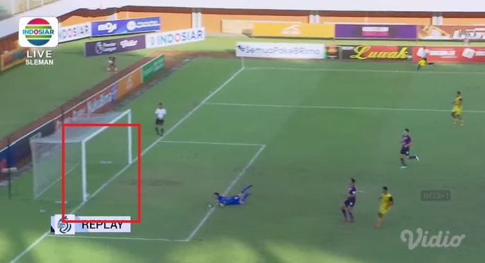 Momen peluang Gustavo Tocantins dalam laga Persikabo 1973 vs Rans Nusantara FC (9/12/2022).