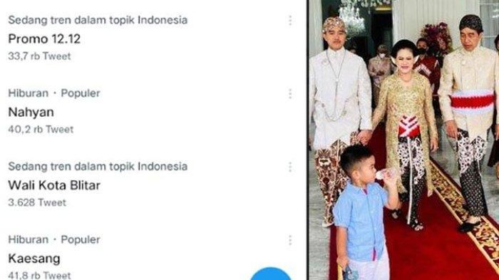 Nahyan trending Twitter, Kaesang Pangarep protes.