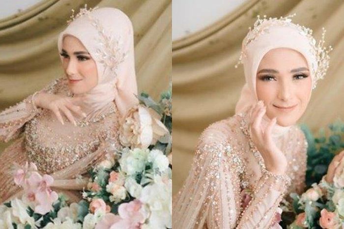 Nadya Mustika pose bak pengantin