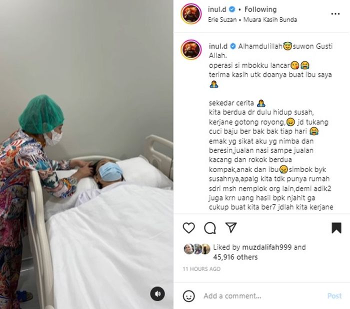 Unggahan Inul Daratista