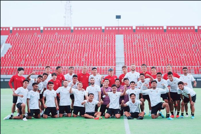 Skuad timnas Indonesia jelang Piala AFF 2022.