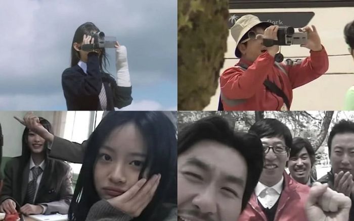 Kolase adegan dalam MV NewJeans 'Ditto' yang disebut mirip dengan 'Infinite Challenge'