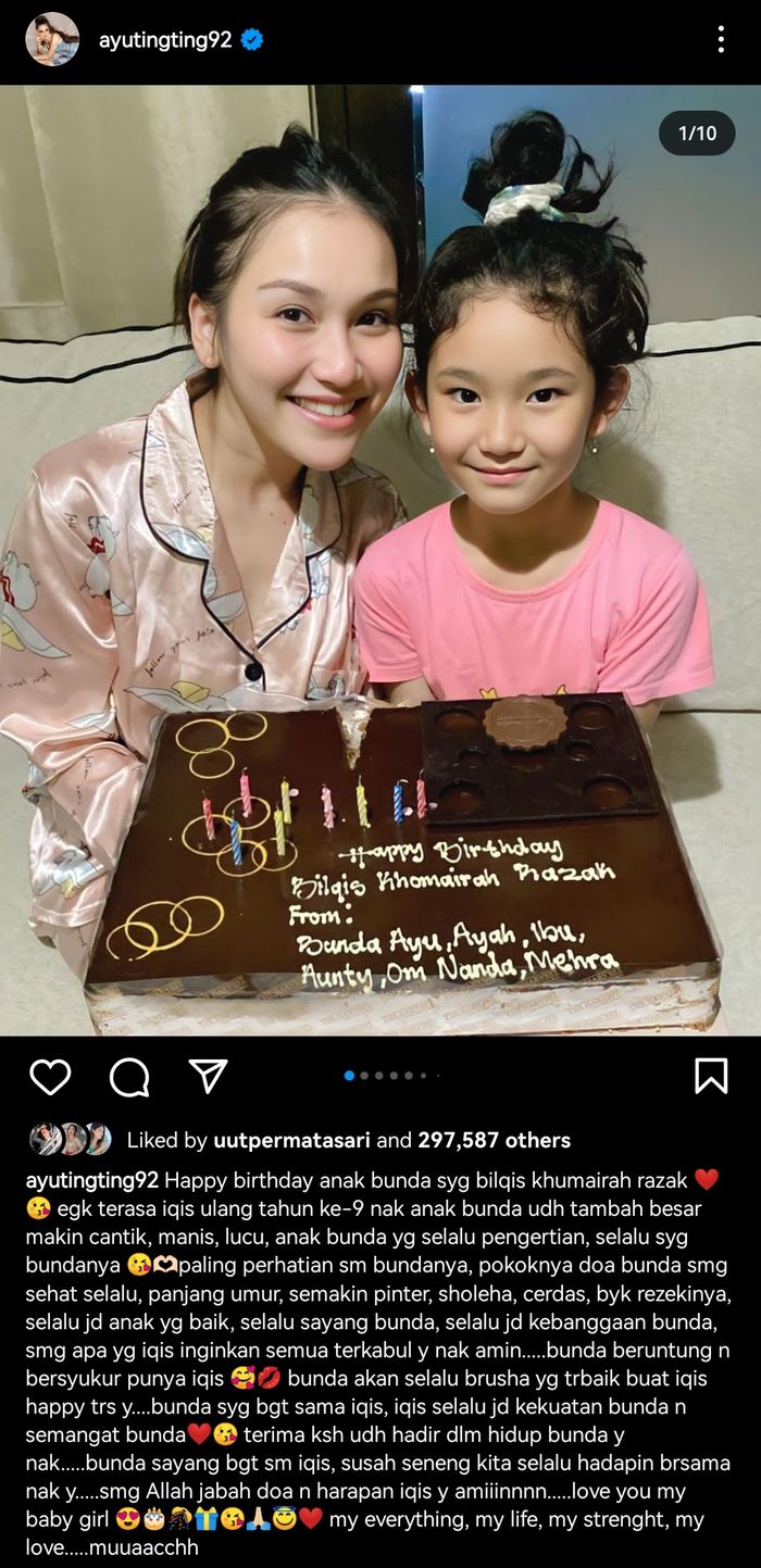 Unggahan Ayu Ting Ting