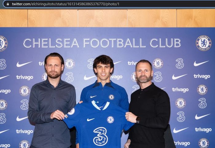 Joao Felix resmi dipinjamkan Atletico Madrid ke Chelsea hingga musim 2022-2023 berakhir.