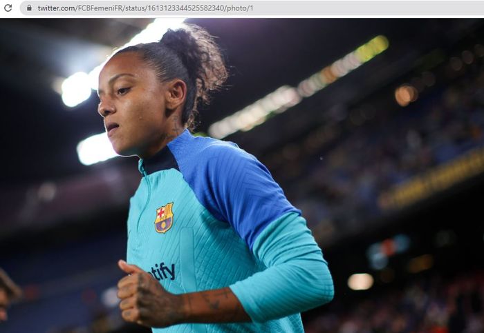 Penyerang Barcelona Femeni, Geyse Ferreira.