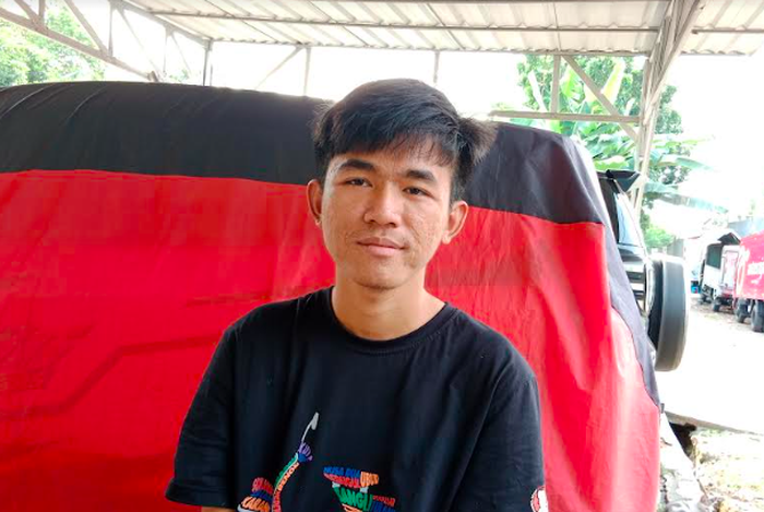 Tiko saat ditemui di sekitaran kediamannya di Jatinegara, Jakarta Timur, Rabu (11/1/2023).