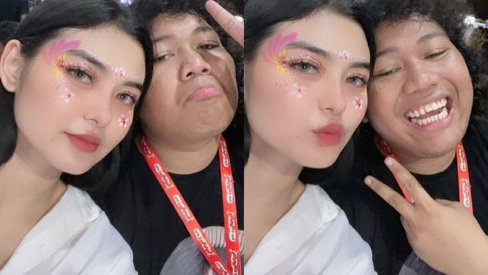 Marshel Widianto dan Cesen eks JKT48