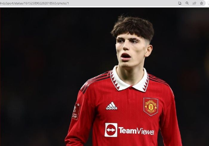 Alejandro Garnacho bermain cukup apik bersama Manchester United sepanjang musim 2022-2023.