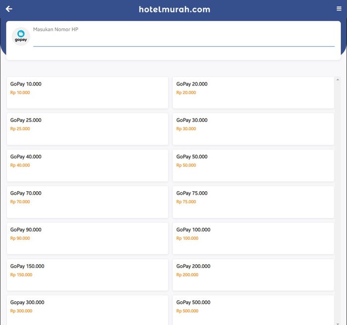 Begini Top Up GoPay di hotelmurah.com, Bisa Bayar Cuma 20 Ribu! - Grid Fame