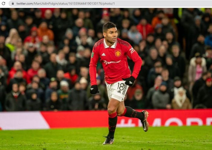 Gelandang Manchester United, Casemiro.