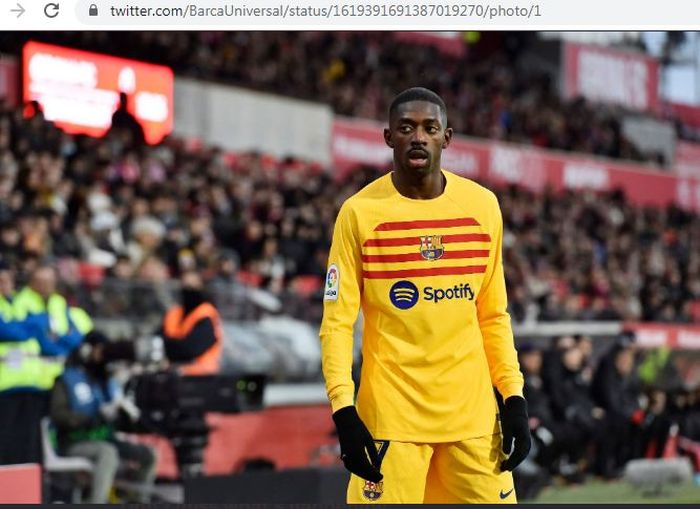 Ousmane Dembele bisa tersisih dari skuad apabila Lionel Messi kembali ke Barcelona.