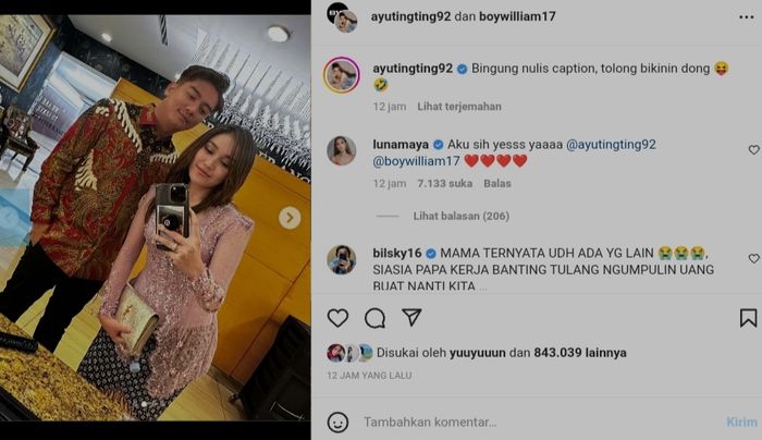 Postingan Ayu Ting Ting