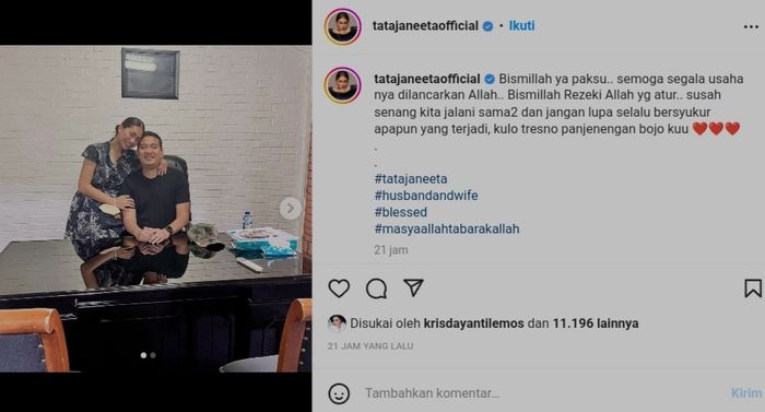 Postingan Tata Janeeta