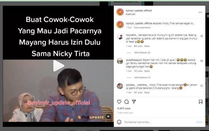 Nicky Tirta dekat dengan Mayang, Doddy Sudrajat ungkap hal mengejutkan ini. 