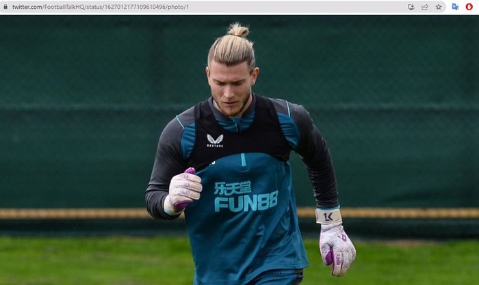 Loris Karius akan bermain di partai final Piala Liga Inggris 2022-2023 memperkuat Newcastle United saat melawan Manchester United.