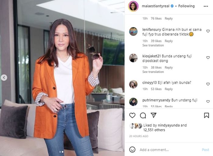 Unggahan Maia Estianty